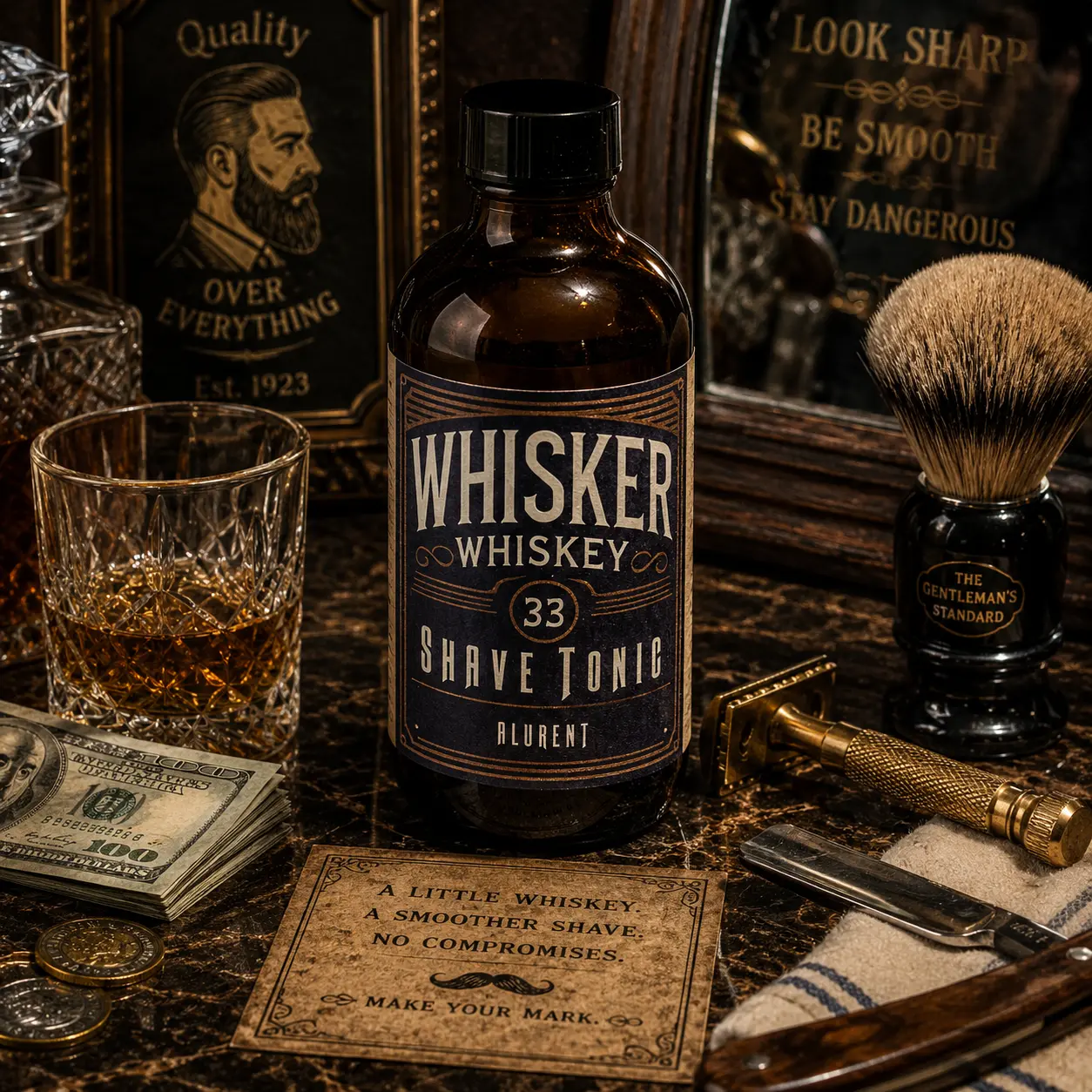 Whisker Whiskey Shave Tonic